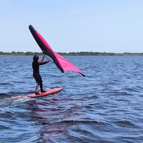 Wingfoil au club de voile de Lacanau