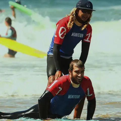 Stages de surf en bord de plage, Moliets