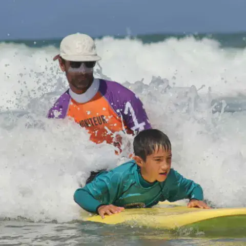 Cours de surf, Moliets