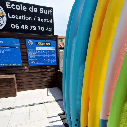 Location de surf à Anglet