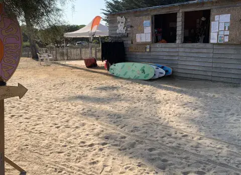 Séance de surf à Dolus-d'Oléron