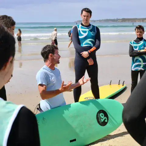 Cours de surf au Conquet