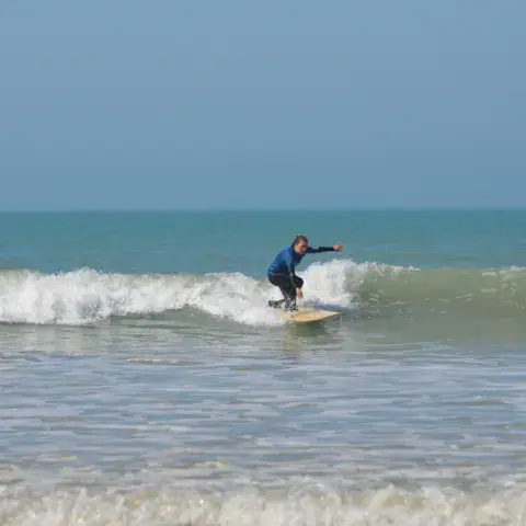 Plage de Kairon, spot des cours débutants