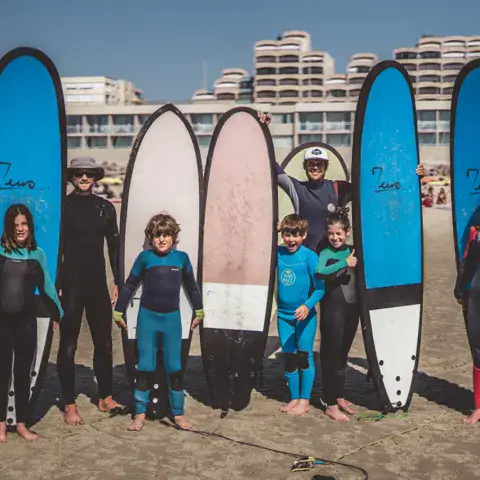 Stage de surf pour enfants au Touquet