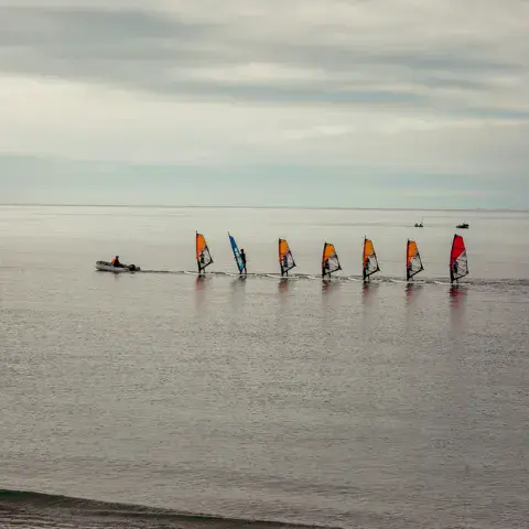 Navigation avec l'école de voile du Fogeo, à Arzon