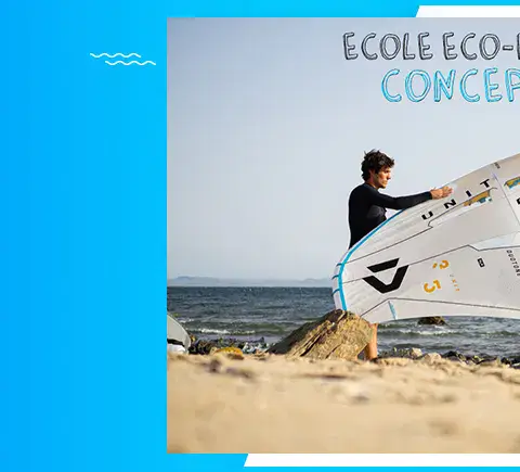 Cours de kitesurf et de wingfoil avec l'école Kite Spirit