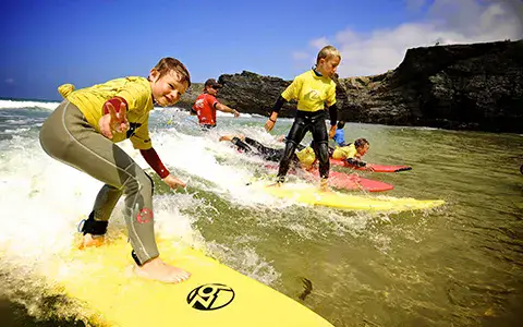 Cours enfants, Jardin des vagues