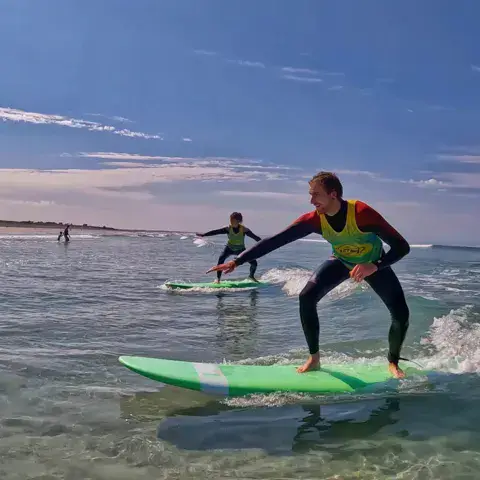 École de surf 4.6.1, baie d'Audierne