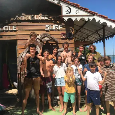 La cabane Arcagliss sur la plage des Arbousiers