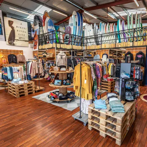 Intérieur de la boutique Ocean Gate