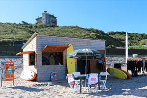 Cabanon de l'école sur la plage d'Ilbarritz