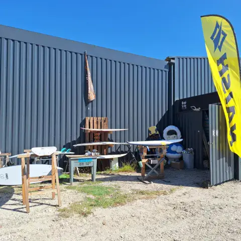 Espace extérieur de l'atelier