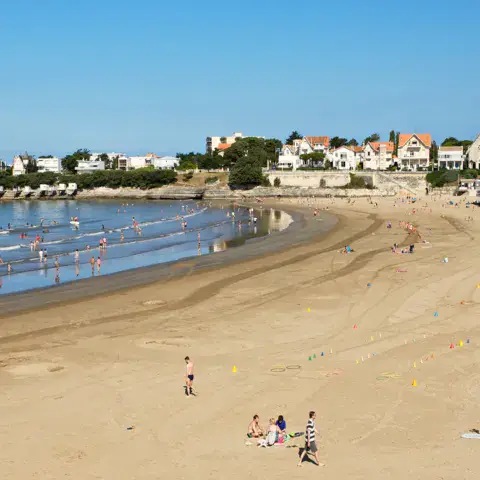 La plage de Pontaillac à Royan