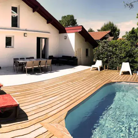 Villa avec piscine proposée en location à Capbreton