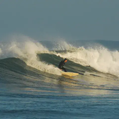 Surfeur dans une vague