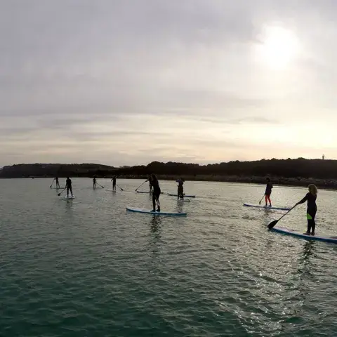 Balade en stand up paddle