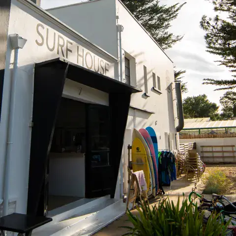 Local de l'école de surf