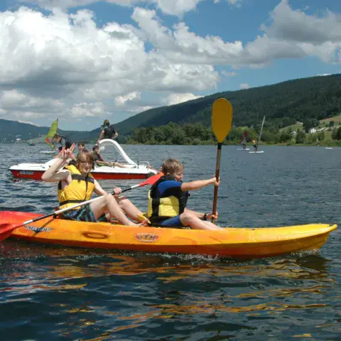 Sortie en canoë sur le lac