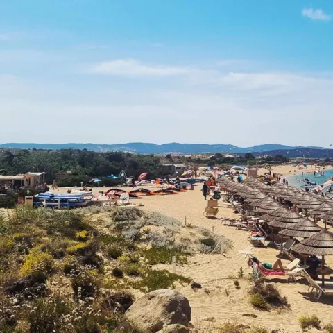 La plage de Porto Pollo