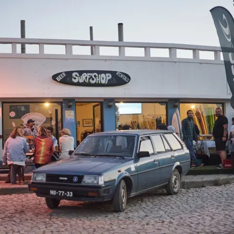 Façade du magasin à Sagres