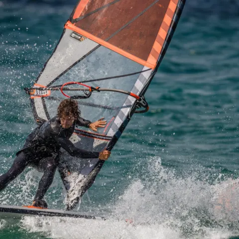 Windsurf sur la lagune
