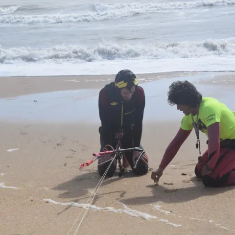 Explication théorique sur le sable avant la session