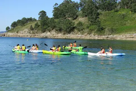 Sortie en kayak dans l'anse de Liméns