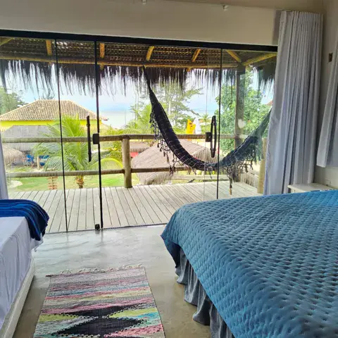 Chambre avec hamac