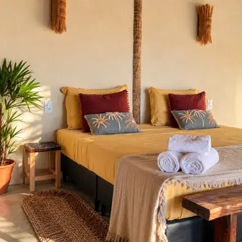 Chambre d'un bungalow