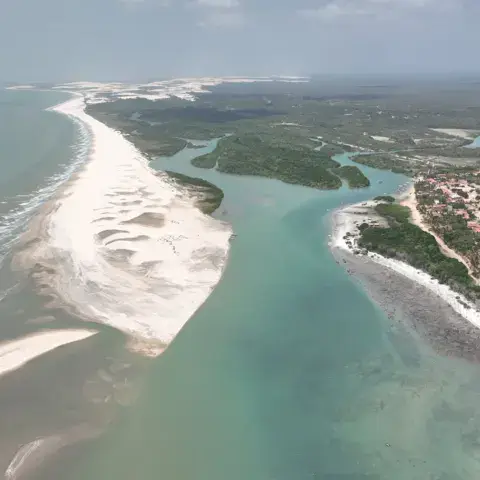 Delta de Guriú vu du ciel
