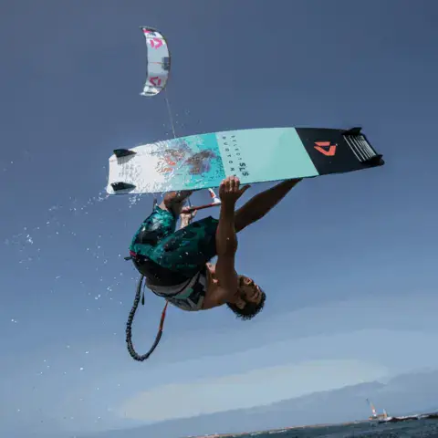 Saut de kitesurf