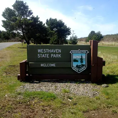 Panneau d'entrée du Westhaven State Park