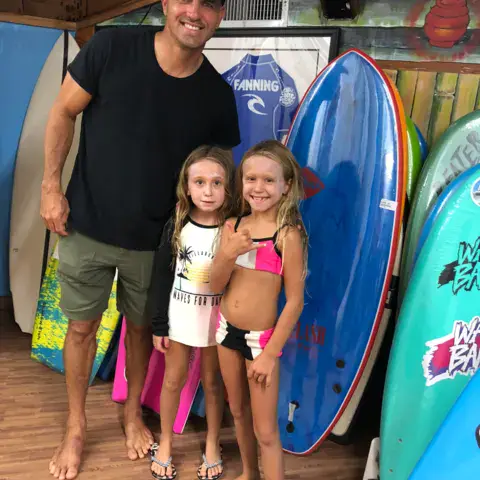 Rayon de bodyboards en magasin