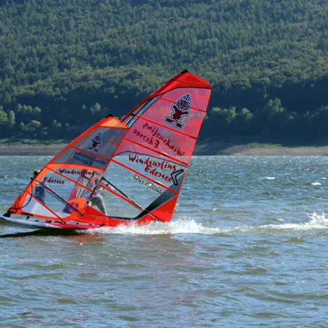 Windsurfeur sur l'Edersee