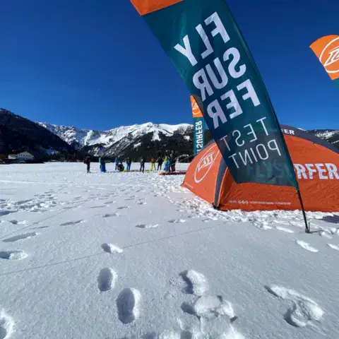 Le point de test Flysurfer sur la neige