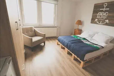 Chambre de la maison d'hébergement Surf House