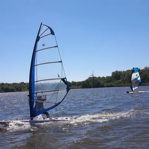 Windsurfeur sur le Hooksmeer