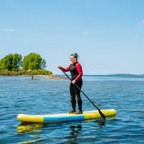 Sortie en paddle sur le lac