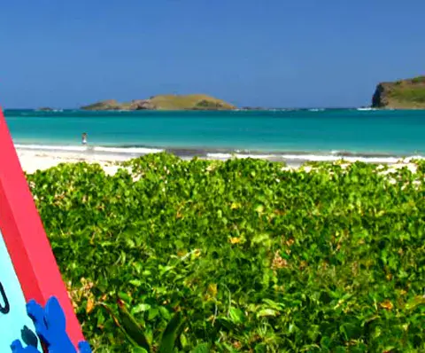 Enseigne du café de plage de The Reef