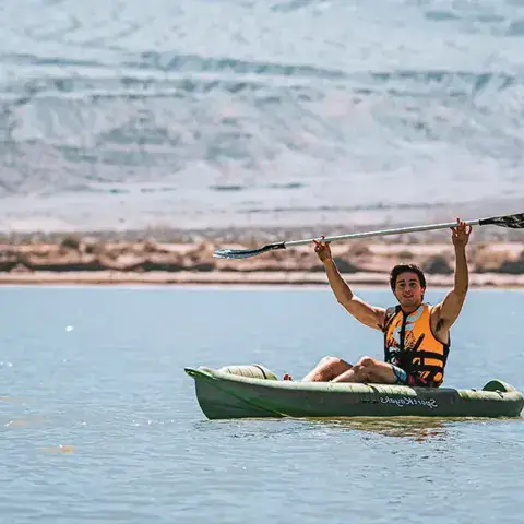 Sortie en kayak sur le lac les jours de vent faible
