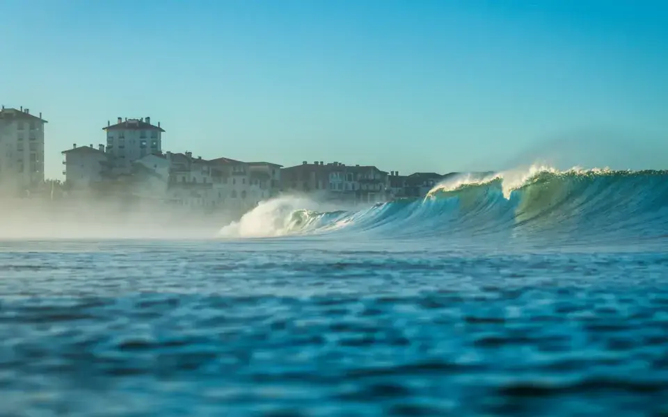 La vague de la plage de la Nord, Hossegor