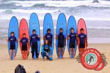 Cours de surf en petit groupe