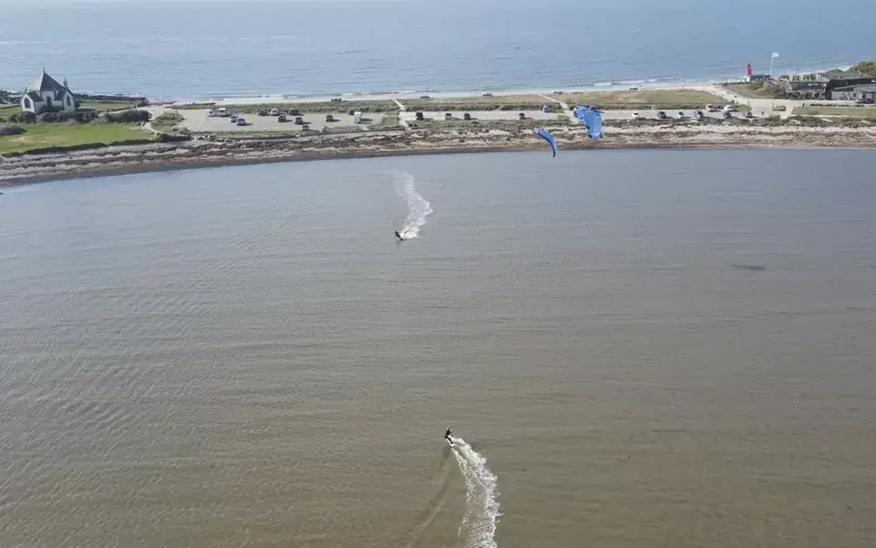 Kitesurf sur la presqu'île de Rhuys