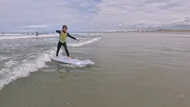 Cours de surf en baie d'Audierne