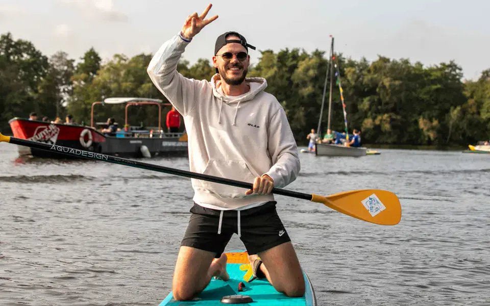 Paddle sur le lac