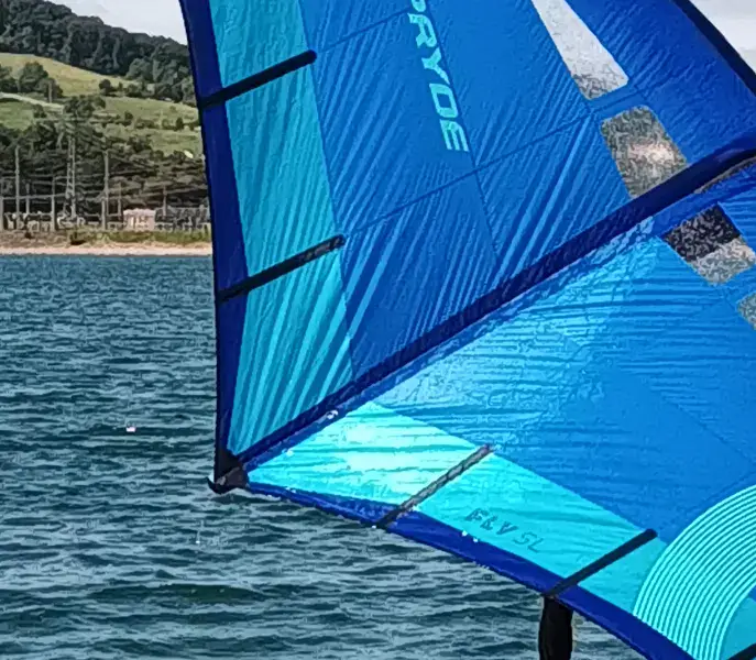 Wing foil sur le lac