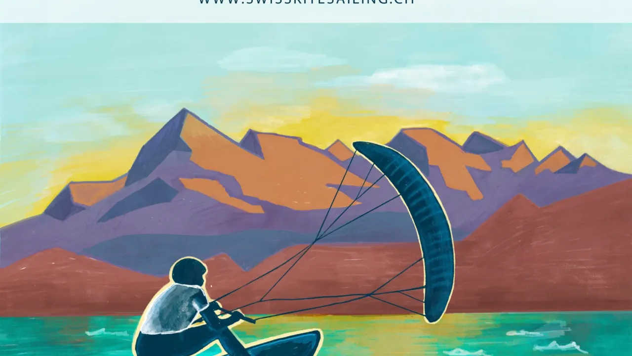 Affiche : Championnat Suisse Kitefoil