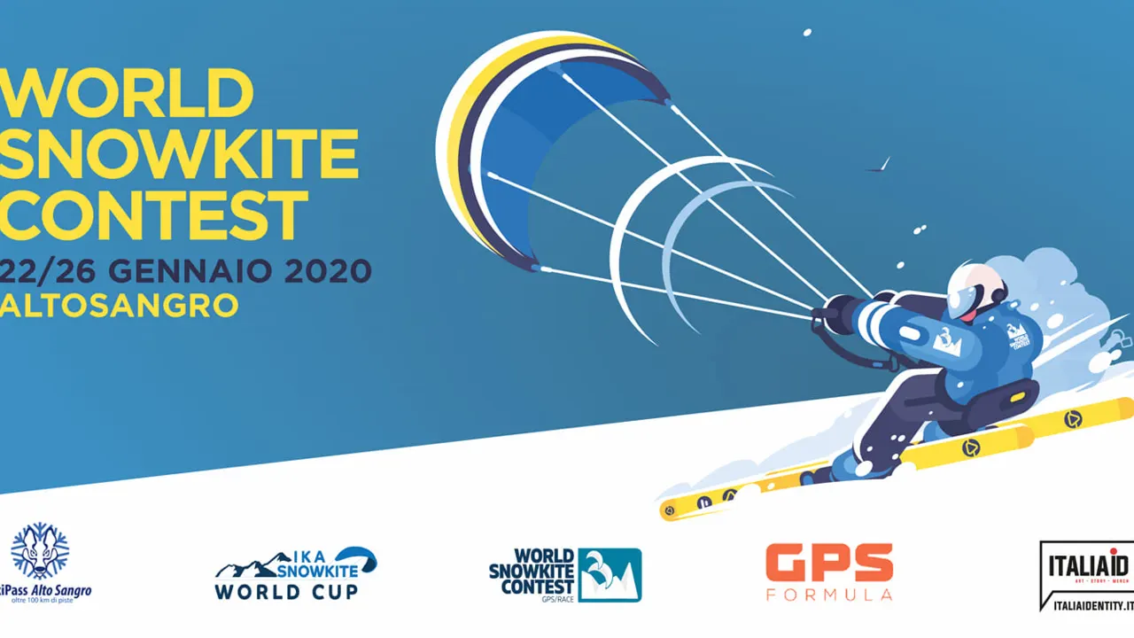 Affiche : World Snowkite Contest
