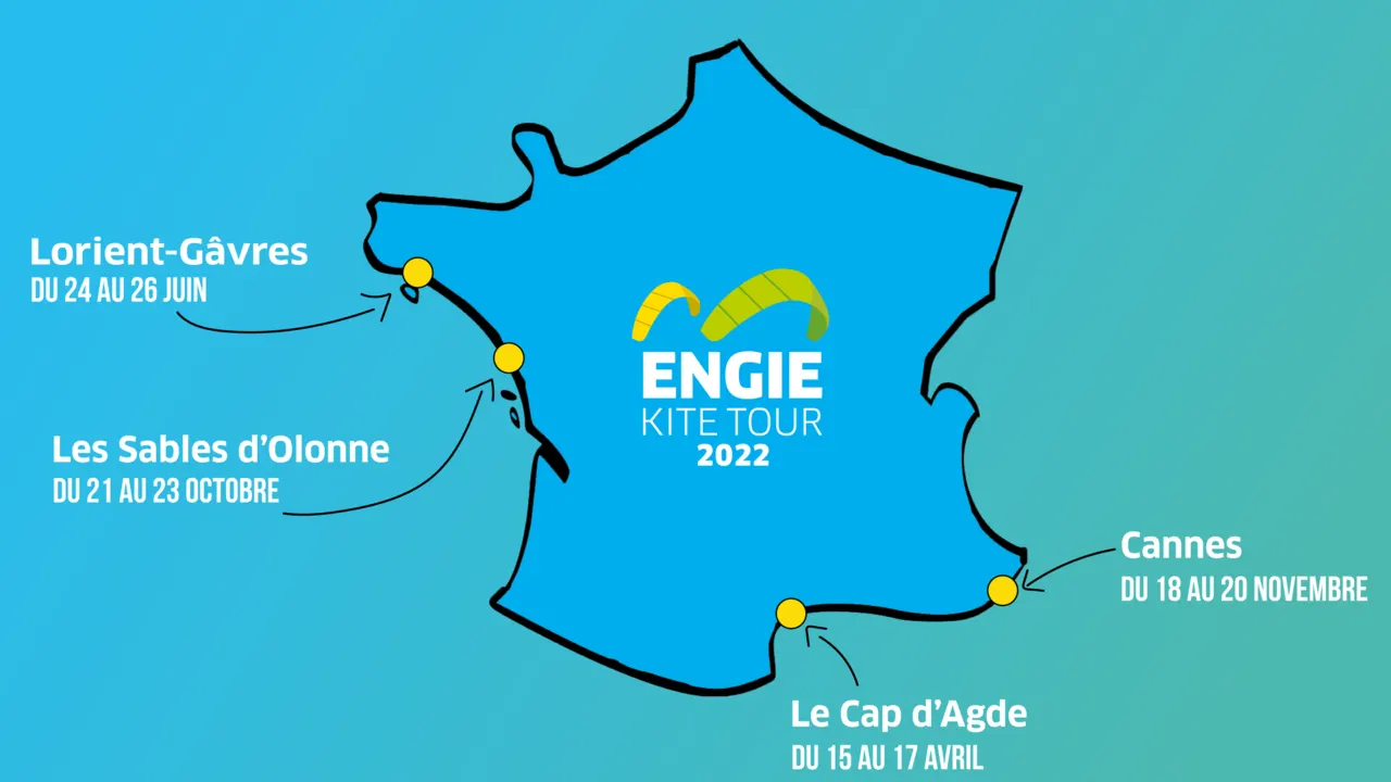 Affiche : Engie Kitetour - Les Sables d'Olonne